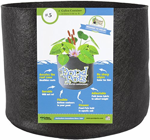 SMART POT Pond Flexible Aquatic Plant Container for Water Gardening, 5 gallon