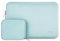 MOSISO Laptop Case 13.3 inch, 13-13.3 inch Laptop Sleeve Bag Compatible with MacBook Air/Pro 13 / Pro 14, HP Dell ASUS Lenovo Notebook, Neoprene Computer Sleeve Bag with Small Case, Mint Green