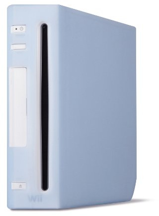 Console Secure Skin for Wii transparent blue Speedlink