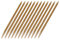 12x Rosenholzstäbchen Holzstäbchen Manikürstäbchen mit spitzer und flacher Seite