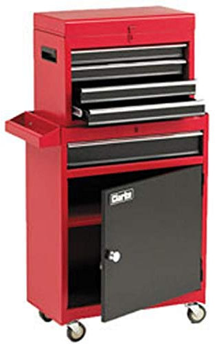 Latest Model CLARKE 5 DRAWER TOOL CHEST & WHEELED CABINET CTB5C