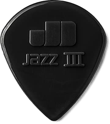 JIM DUNLOP 47P3S Nylon Jazz III, Schwarz, 1,38 mm, 6 Stück