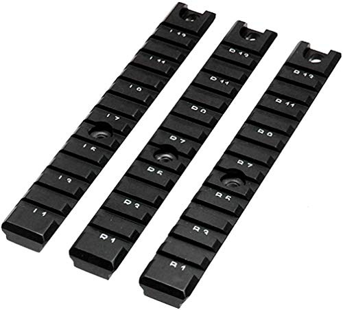 UTG Montageschiene Model 36 Handschutz Picatinny Schiene Set 3 Stück Lang, MNT-P505