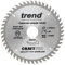 Trend Wood Circular Saw Blade, 165mm Diameter, 30mm Bore, 48 Teeth, 2.4mm Kerf, +5° Hook, TCT, Fine Finish, CSB/16548