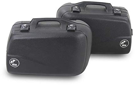 H&B Motorradkoffer Seitenkofferpaar Junior II 30 54 Liter, Unisex, Tourer, Ganzjährig, Kunststoff, schwarz