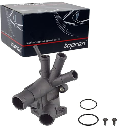 Topran 107 330 Thermostatgehäuse | 107 330 Kompatibel mit Golf II (19E, 1G1),Ibiza II (6K1),Jetta II (19E, 1G2, 165),Polo II (86C, 80)