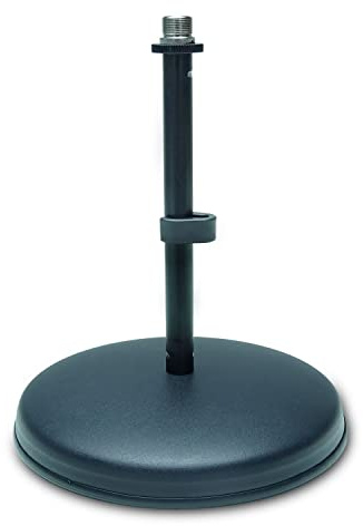keepdrum MS032 Mikrofonständer Tischstativ, Black