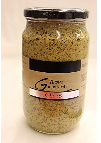 Clovis Grove Mosterd 810g Glas (grober Senf)