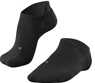 FALKE Damen Golfsocken GO2 Invisible W In Baumwolle Funktionsmaterial antiblasen 1 Paar, Schwarz Black 3000, 39-40