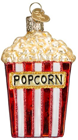 Old World Christmas Ornamente: Popcorn-Glas geblasene Ornamente für Weihnachtsbaum (32074)