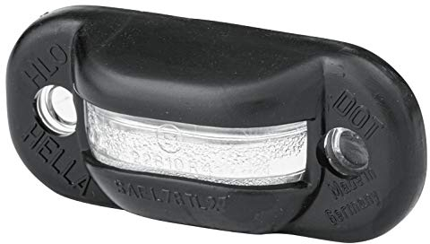 HELLA 2KA 002 445-111 Kennzeichenleuchte - Kennzeichenbeleuchtung - Anhänger - Glühlampe - 12V - ECE - links/rechts