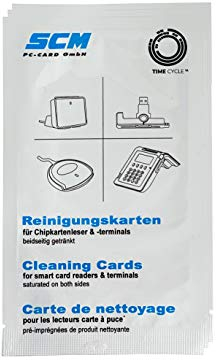 SCR Card Cleaning Kit 3er Pack - Reinigungskarten für Kartenleser