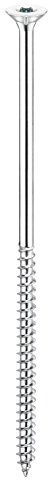 Connex Universalschrauben 6,0 x 140 mm - 1 kg Großpack - Senkkopf - TX-Antrieb - Teilgewinde - Blau verzinkt / Schrauben-Set / Schrauben im Beutel / KL3246140