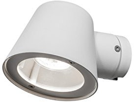 Gnosjö Konstsmide 7523-250 A++ to E Außenwandleuchten, Aluminium, weiß, 16 x 11.5 x 11 cm