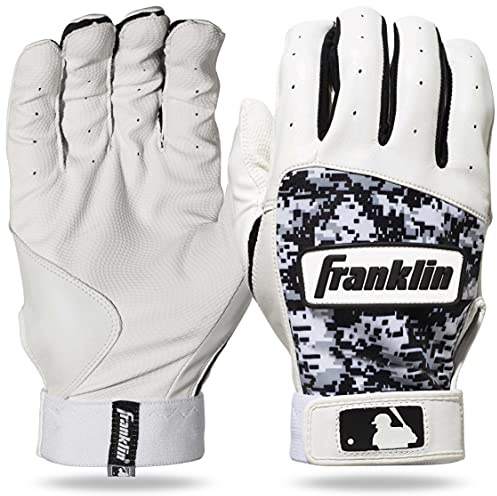 Franklin Sports MLB Digitek Jugend Schlaghandschuhe - Tri-Curve Fit Technologie - Maßgeschneiderte Schlaghandschuhe - Fersenpolster aus echtem Leder - geprägte Mikrofaser-Handfläche - Schlaghandschuhe