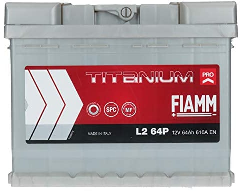BATTERIA AUTO FIAMM 64Ah 610A POSITIVO A DESTRA (+ DX) COD. L2 64P - 7905150