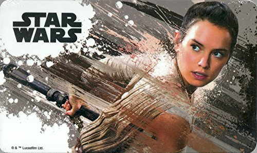 STAR WARS Brettchen Episode VII, Rey Brett, Melamin, mehrfarbig, 23 x 14 x 0.5 cm
