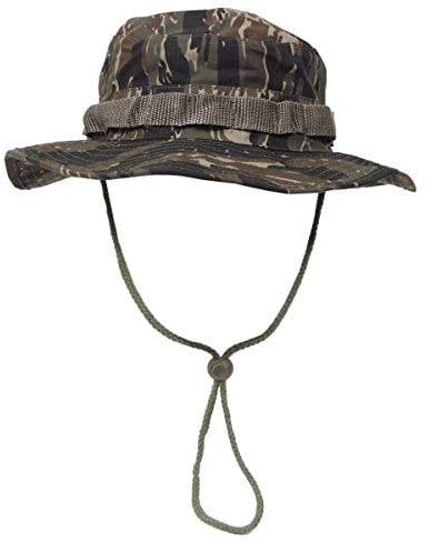 MFH Buschhut US mit Kinnband GI Boonie Rip Stop, M, Tigerstripe
