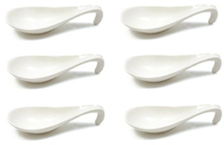 Maxwell & Williams - WHITE BASICS SET 6 CUCCHIAI DA ASSAGGIO 11.5CM GB