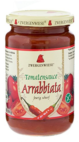Zwergenwiese Tomatensauce Arrabbiata, 350 g