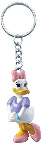 Disney Porte-clés en PVC avec figurine en forme de marguerite.