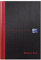 Oxford Black n 'Red liniert A-Z, gebunden A4 Notizbuch, 192 Seiten A5 schwarz/red