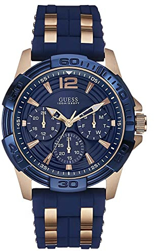 Guess Men's Analogue Quartz Watch with Stainless Steel Strap – W0366G4