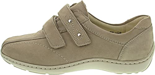 WALDLÄUFER Mesdames Velcro Chaussures HENNI 496301-191-094 corda beige, Damen Größen:6;Farben:beige