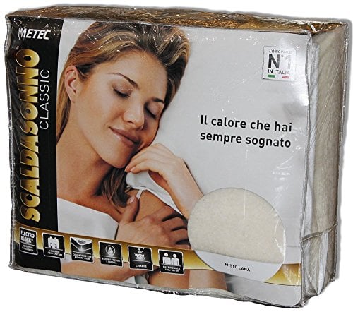Imetec 1023 Scaldasonno Classic Misto Lana Letto Singolo o Matrimoniale Due Piazze