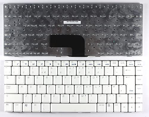Keyboards4Laptops Reino Unido Blanco Teclado para Ordenador portátil Compatible con ASUS K022462R1