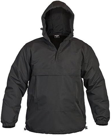 Mil-Tec Anorak pour Hommes - Style Combat - Non-doublé M Noir