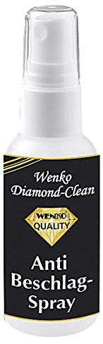 WENKO 8035007500 Diamond Clean Anti Beschlag, 2-er Set, Baumwolle, o 3.5 x 12 cm und 30 x 24 cm