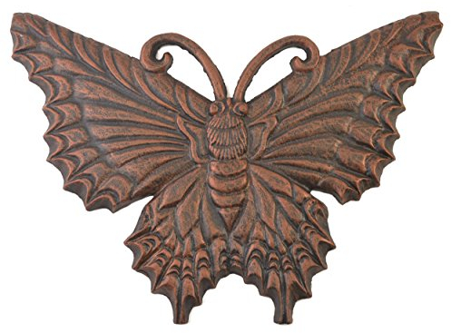 Butterfly Stepping Stone Decorative Bronze Cast Iron Yard & Garden
