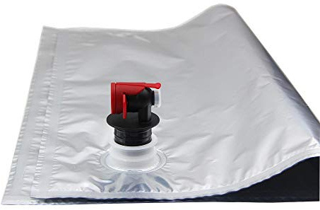 Lätzchen Bag in Box Karton Wein Staubbeutel für Homebrew Aufbewahrung von Wein Saft Wasser und mehr 5 Stück, 10 l
