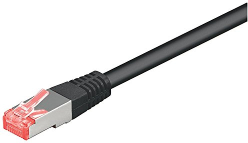 Goobay 68697 CAT 6 Patchkabel, S/FTP (PiMF), Schwarz