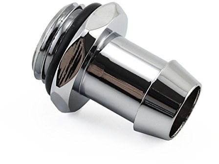 XSPC Steckanschluss 1/4 Zoll auf ID 10 mm - Chrome