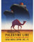 Wee Blue Coo Travel Palestine Shipping Line Camel Liner Ocean Boat Poland Art Print Poster Wall Decor Kunstdruck Poster Wand-Dekor-12X16 Zoll