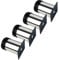 Qrity 4 Units 80mm Furniture Legs, Adjustable Furniture Feet Height, Legs for Sofa Couch Furniture Chair Cabinet