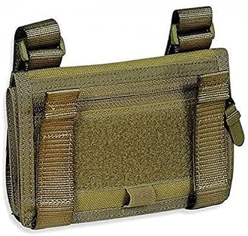 Tasmanian Tiger TT Wrist Office - Aufklappbare Falttasche für Armgelenk Unterarm Falt-Tasche mit Klarsichtfächern für Karten, Khaki, 17 x 10 x 2