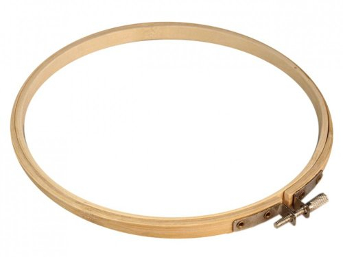 Stickrahmen Holz rund Stickring Holzstickrahmen Holzstickring natur, Größenwahl, Größe:20cm
