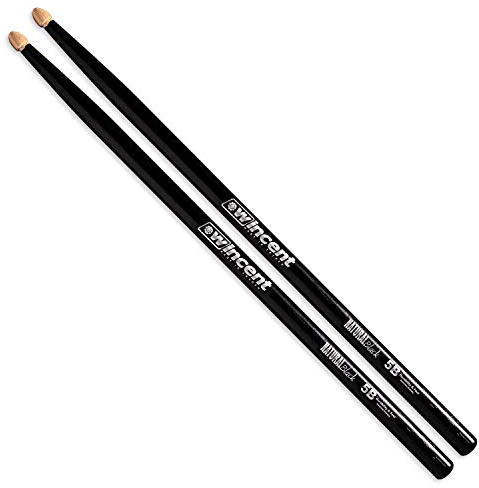 Wincent - W-5BCB Black Hickory Drumsticks (pair)