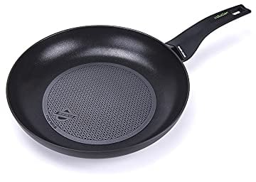 Moneta Nova Protection Base Padella, Alluminio, Nero, 28 cm
