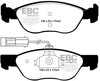 EBC Brakes DP41060/2R Yellow stuff Brake Pads