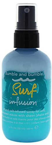 Bumble and bumble. Surf Infusion Oil and Sea Salt Spray | Conditioning | Adds Beachy Texture + Shine | For Medium to Thick Wavy, Straight Hair Types 3.4 Fl Oz