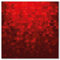 banjado® Magnettafel 50 x 50 cm/Magnetwand aus Metall/Magnetpinnwand als Memoboard/Pinnwand Magnettafel Küche, Büro, Kinderzimmer inkl. 4 Magnete & Montageset - Motiv Dreiecke Rot