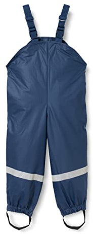 Playshoes Unisex Kids Matschhose Regenlatzhose Fleece-futter Pants Navy, 116