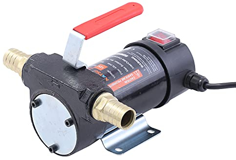 KATSU Pompa di Travaso Diesel, 175Watt 12V DC Autoadescante, Portatile, Olio Combustibile per Trattori Caravan Trucks Construction Machinery 482111