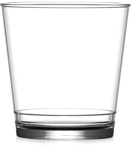 BB Plastics Elite In2stax Polycarbonate Rocks Glasses 9oz / 260ml, Pack of 12