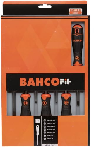 BAHCO 7PCS SCREWDRIV Set Slotted/PH - Unid: 1