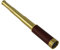 Omegon 12x30 brass pocket telescope with storage box made of wood